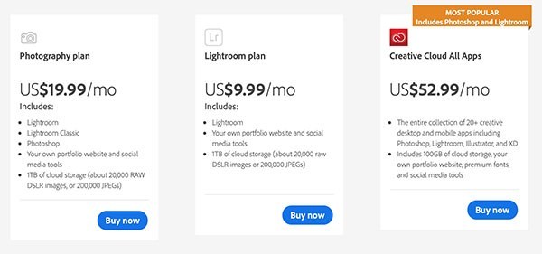 PhotographyPlanPriceIncrease